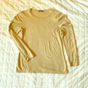 J. McLaughlin camel crew neck sweater